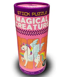 Popcorn games and Puzzles Magical Creatures Stick Puzzle - Multicolor - 18 Sticks