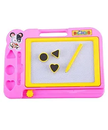 Kids Mandi Magic Slate for Kids Pen Doodle pad erasable Drawing Writing Learning Graffiti Board Kids Gift Toy Magnetic Painting Sketch pad for Children - Pink