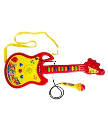 VParents Music plastic Learning to Play Guitar Musical Toy Musical Button Guitar Toy - (colour may vary)