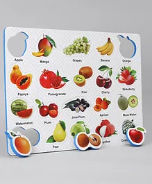 Toes2Nose EVA Fruits Board Puzzle Blue - 20 Pieces