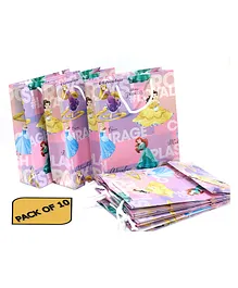 Shopping Time Princess Theme Gift Bags Pack of 10- Multicolor