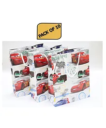 Shopping Time Cars Theme Gift Bags  Pack of 10- Multicolor