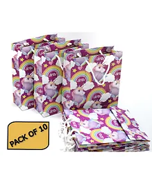 Shopping Time Unicorn Theme Gift Bags Pack of 10- Multicolor