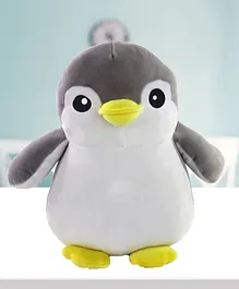 Toyingly Cute Penguin Soft Toy White Grey - Height 28 cm
