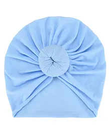 Arendelle Pure Cotton Turban Cap - Blue