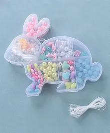 Babyhug Free Size  Rabbit Shaped DIY Jewellery Box - Multicolor