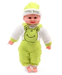 ToyMark Happy Baby Doll Green - Height 34 cm