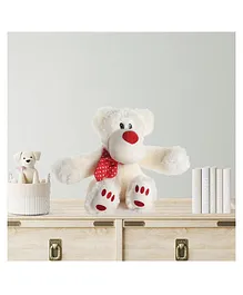 ARCHIES Snob Dog with Red Bow White - Height 30 cm