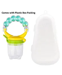 Little Hunk Fruit Pacifier Food Nibbler with Rattle Handle - Multicolour