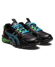 Asics Kids Gel Quantum 90 GS Sports Shoes - Black Aquarium