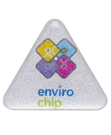 Envirochip Clinically Tested Radiation Protection Patented Chip for Mobile Kolum Design - Silver
