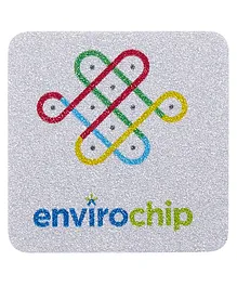 Envirochip Clinically Tested Radiation Protection Patented Chip for Tablet Wi-Fi Router PC Monitor Kolum Design - Silver