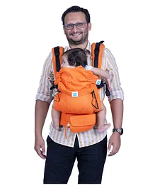 Soulslings Cotton Aseema Handsfree Baby Carrier Fully Adjustable - Orange