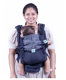 Soulslings Cotton Aseema Handsfree Baby Carrier Fully Adjustable - Blue