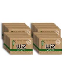 WiZ Refreshing  Wet Wipes with Extra Moisturizers Single Pouch - 200 Wipes