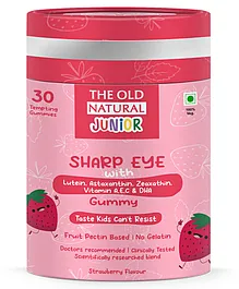 The Old Natural Sharp Eye Fruit Pectin Based Gummies With Strawberry Flavour - 30 Gummies