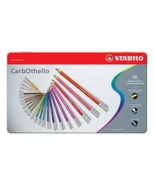 STABILO CarbOthello Pastel Pencil Set - Pack of 48 (Assorted Colour)