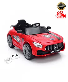 Babyhug Battery Operated Ride On Car With Music & Lights - Red
