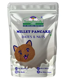 Tummy Friendly Foods Organic Aluminium-Free Dates and Nuts Pancake Healthy Instant Breakfast Mix No Maida No White Sugar  - 150 gm