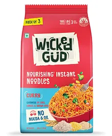 WickedGud Curry Instant Noodles - 201gm