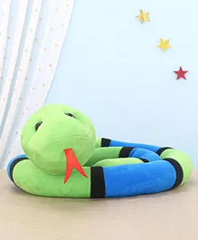 Playtoons Snake Soft Toy Green And Blue - Length 140 cm