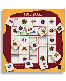 ilearnngrow Diwali Sudoku Board Game - Multicolour 