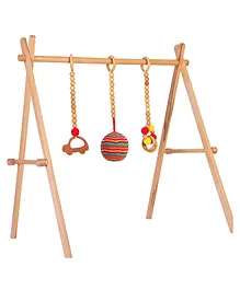 Taruh Kids Play Gym Wooden Ball Mini Set- Multicolor