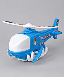 United Agencies Navy Wind Up Toy Helicopter - Blue