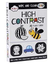 Kyds Play Flash Cards High Contrast - 36 Piece