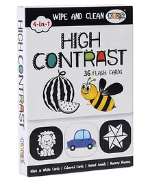 Kyds Play Flash Cards High Contrast - 36 Piece
