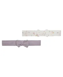 Mi Arcus Showering Love Headbands with Bow Applique Pack of 2 - Multicolour