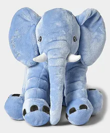 Mi Arcus Stampy Knitted Soft Toy - Lustre Blue Length 50 cm