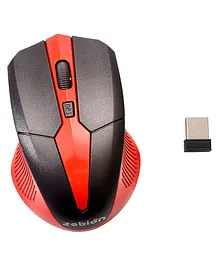 Zebion Candy Wireless Optical Mouse - Black