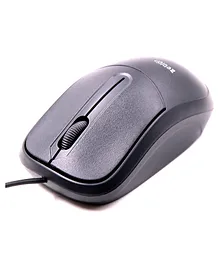 Zebion Dazzle Wired Optical Mouse (USB 2.0) - Black