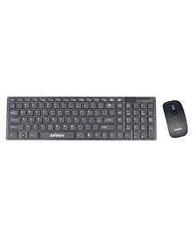 Zebion G1600 Wireless Keyboard and Mouse Combo - Black