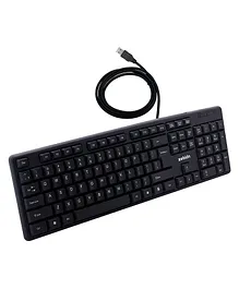 Zebion K500 Wired USB Multi Device Keyboard - Black