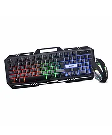 Zebion Ninja Premium Gaming Keyboard Mouse Combo Set - Black