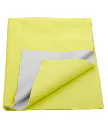 Trance Home Linen Large Size Waterproof Breathable Quick Dry Sheet - Yellow