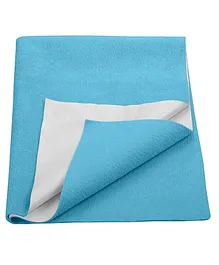Trance Home Linen Large Size Waterproof Breathable Quick Dry Sheet - Blue
