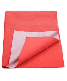 Trance Home Linen Medium Size Waterproof Breathable Quick Dry Sheet - Pink