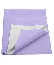 Trance Home Linen Medium Size Waterproof Breathable Hypoallergenic Soft Quick Dry sheet for Babies - Purple
