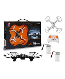 Lattice HX 750 Drone Remote Control Quadcopter Unbreakable Blades Without Camera for kids,black and white (Colour May Vary)