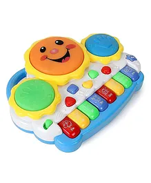 Lattice Drum Piano Musical Toy - Multicolor