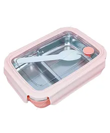 FunBlast Stainless Steel Lunch Box  Pink
