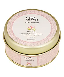 Giva Milk Rose Candle- Pink