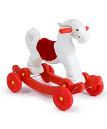 Ok Play Rocking Horse - Red White