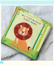 My First Animal Cloth Book Green - English  