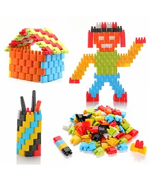 Aditi Toys Bullet Blocks Puzzle Multicolour - 150 Pieces