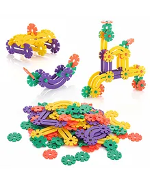 Aditi Toys Multiple Flower Linking Puzzle Multicolour - 74 Pieces