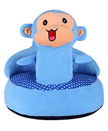 KIDS WONDERS  Monkey Theme Sofa Chair- Blue